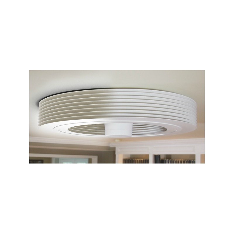 Ceiling Fan Bladeless White Exhale Fans, Exhale Ceiling Fan With Light