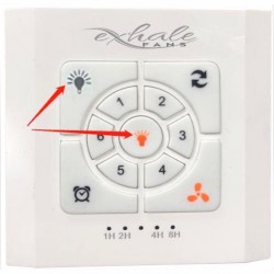 Interrupteur mural Exhale Bluetooth (programmateur)