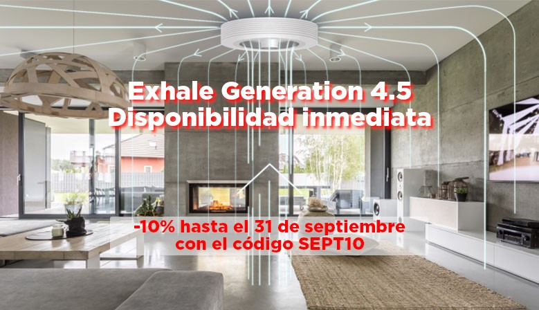 Ventilador de techo sin aspas | Ventilador Exhale Europe - EXHALE