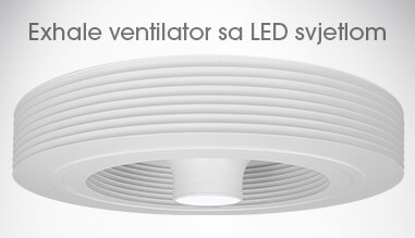 Exhale ventilator sa led svjetlom