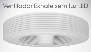 Ventilador Exhale de teto Branco