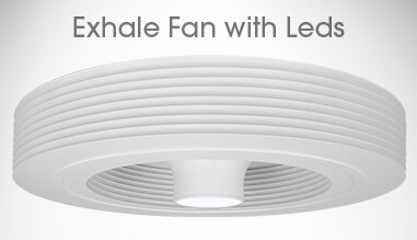 Ventilateur Exhale White (with 3K LED)